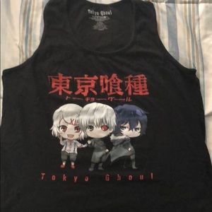 Tokyo Ghoul chibi characters girls tank top
